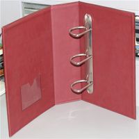 High Quality PU Loose Leaf File Folder (SDB-4970) Type : Ring Binder. Material : Leather. Size : A4. Color : Brown. Function : Paper/Document Protection. Style : Loose Leaf File Folder. Logo : Printed or Embossed with Your Own Logo. High quality pu leather three rings loose leaf file folder(SDB-4970) Office file folder document folder high quality useful flexiable document holder Material: Environmentally friendly pp materials Size: A4 or can be customized in your own size Style: Loose leaf f