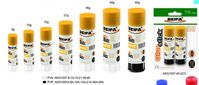 Glue Stick & Liquid Glue & Glitter Glue (AKG1007) Color : Glitter. White Glue stick Item No: AKG1007 Capacity: 8g, 10g, 15g, 21g, 36g, 40g available material: PVA &PVP Packing: PVC display or blister card EN71 and ASTM certified non-toxic, dry clear; acid free