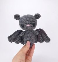PATTERN: Bo the Bat Crochet bat pattern amigurumi bat | Etsy