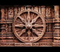 Konark sun temple wheel