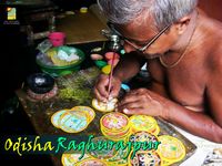 Heritage village, Raghurajpur known for Pattachitra paintings and is the birthplace of Legendary Odissi dancer Guru Kelucharan Mohapatra.