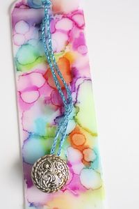 Homemade Bookmarks for Mother's Day - with Sharpies and rubbing alcohol. - Happy Hooligans