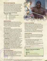 New Monastic Traditions - Cultivate mass with the Way of the Boulder, master your primal instincts with the Way of the Feral Warrior, and channel the beauty of the Upper Planes with the Way of the Sacred Ink! PDF in comments. : UnearthedArcana