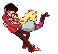 skleero: Star VS. The Forces of Evil by blakmanta Original lineart by LittleDigits ahhh ! you did a great coloring job - im super touched that you wanted to color the lineart and you really complimented it :) its nice to reblog some brightness !