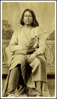 Up-ah-yeck, (Johnson) Photo: ca. 1870-75. Johnson was half Lipan-Apache and half Tonkawa. He was over six-feet tall and was Chief of Scouts for all the Tonkawas serving with the U.S. Army in Texas. He is credited with locating the hostile Comanche and Kiowa camp in Palo Duro Canyon in 1874. The resulting victorious attack by Ranald S. Mackenzie and the 4th U.S. Cavalry was the decisive confrontation in what became known as the Red River War. Source: Lawrence T. Jones III.