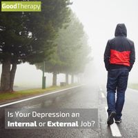 Is Your Depression an External or Internal Job? #depression #mentalhealth