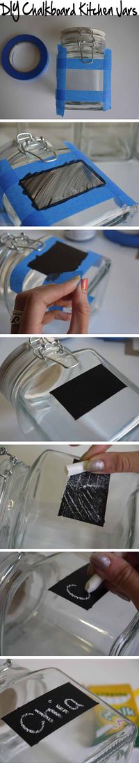 Diy chalkboard paint labels
