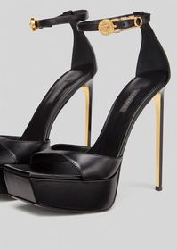 Versace Safety Pin Platform Sandals for Women | US Online Store