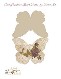 glenda's World : Old Lavender Paper Roses