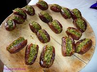 Dátiles rellenos de Pistachos