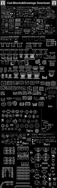 Furniture blocks and elevation ,Sofa,Chair,Cabinet,Appliances Library,Doors & Windows design,Lighting Library,CAD Accessories,Plant Symbols,Landscape Design Blocks,Statues,Ceiling Design,Neoclassical Interiors