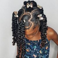 #naturalhair #naturalhairstyles #kidshairstyles #kidshaircare #lengthcheck #curlygirl #hairstyles #backtoschool