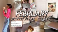 FEBRUARY MONTHLY RESET | goal setting, financial moves (!!!), prepping & planning for a new month! - YouTube