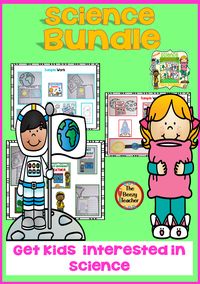 Let’s go on a scientific adventure! Each fact booklet in this bundle is filled with exciting facts and fun hands-on crafts chosen to spark an interest in science. #kindergarten #science #thebeezyteacher
