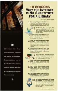 Because libraries count!
