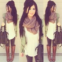 But seriously.. how the heck do you tie a scarf like this.. im dying to know!! #HELP