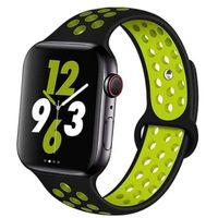 High quality silicone material with smooth finish, soft and durable for a nice feeling. Band comes with Smart Watch Lugs on both ends, locking onto your Apple Smart Watch Band precisely and securely for easy installation and one button removal.🔥 The silicone band is perfect for people on the go, a comfortable hassle free that performs anywhere.❤️