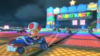Toad, Rainbow Road - Mario Kart 8 DLC