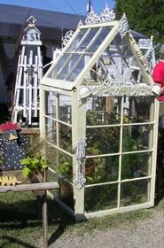 Greenhouse made with old windows how cute is that~