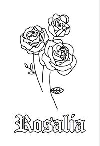 #rosalia #floral #coloringpages #badbunny #hispanic