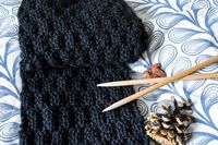 Tuto tricot ♥ L'écharpe au point de gaufre - My Name Is Georges