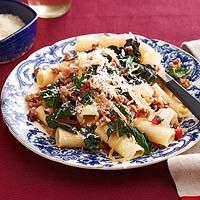 Sausage-Chard Rigatoni