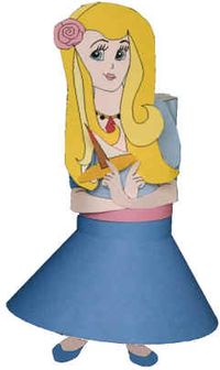 sleeping beauty toilet paper roll craft