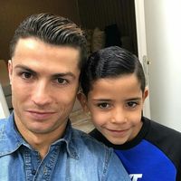 Cristiano Ronaldo y Cristiano Ronaldo Jr. CR7. CRJr