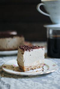 vegan coffee + banana cream pie