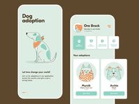 Pets adoption app by Anastasiia Svystunova for EPAM Design Lviv on Dribbble