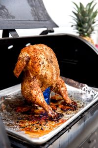 Smoked Jamaican Jerk Beer Can Chicken is a chicken dinner to knock your socks off! The chicken is juicy and packed full of flavor from a Jamaican seasoning blend and the infusion of cooking on top of a can of light beer. Your tastebuds will be singing! Smoking the chicken not only gives the chicken Read More
