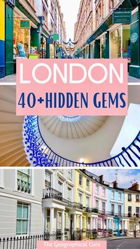Planning a trip to London and want to get off the beaten path? This is the ultimate guide to discovering hidden gems and secret spots in London. Some of these lesser known sites in London are overlooked landmarks, underrated museums, or recently unveiled attractions that are still under the radar. Read on for unique and unusual things to do in London! London Hidden Gems | Off the Beaten Path London | Secret Places In London | Unusual Things To Do in London | Underrated Attractions In London