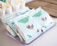 Chicken Coop Lunch + Favor Sacks from an Epic Minecraft Birthday Party on Kara's Party Ideas | KarasPartyIdeas.com (6)