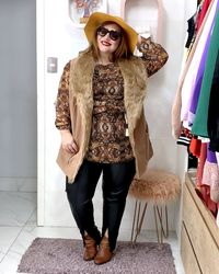 Como usar calça de couro plus size: dicas e inspirações - JUROMANO.COM