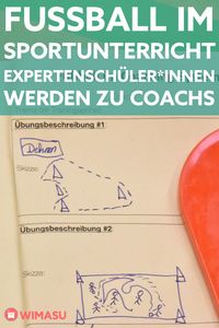 Heterogenität im Sportunterricht ist eine bekannte Herausforderung, die beim Fußball im Sportunterricht besonders deutlich wird. Als didaktischer Klassiker hat sich dabei das Unterrichten in Form eines Coaching-Systems etabliert, bei dem fußballerfahrerne Spielerinnen und Spieler in die Rolle des “Coaches” schlüpfen. Wichtig ist uns dabei, dass das Spiel, bzw. das Spielen nicht zu kurz kommt – Anpfiff! #sportunterricht #coaching-system #stationskarten #Fußball #fussball
