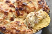 Baked Bacon Cheese Onion Dip Recipe