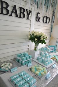 TIFFANY & CO Baby Shower Party Ideas
