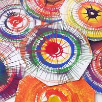 Ever wonder what your childhood artwork looked like... your #spinart probably looked a lot like this. Would these classic 70s/80s/90s masterpieces have stood the test of time? Doubtful, but there's hope for the next generation... ! Artkive can capture the projects that won't last, so you can keep them forever. #throwbackthursday