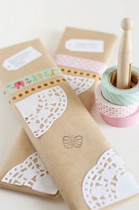 washi tape & stamps