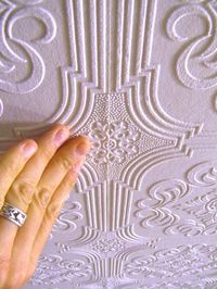 Close Up Embossed Wallpaper
