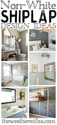 Awesome Non-White Shiplap Decorating Ideas That Work With Any Style - The Weathered Fox