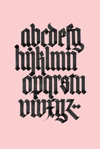 Calligraphy fonts alphabet | Lettering ideas | #handwriting #design #illustration