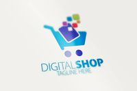 Shopping Logo | Creative Illustrator Templates ~ Creative Market