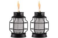 TIKI Brand 1121120 Lantern Table Torch, Black