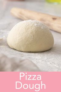 With just a few ingredients you can make an awesome pizza dough perfect for homemade pizza; an easy treat that's sure to please!
