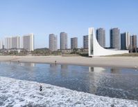 La cappella sulla spiaggia a Shanwei