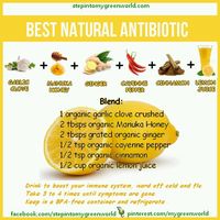Best natural antibiotic to boost your immune system...8/24/2019 More