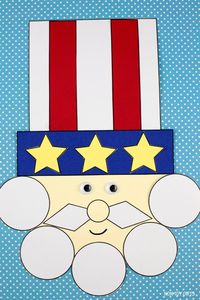 Shape Uncle Sam Craft for the 4th of July | Non-Toy Gifts