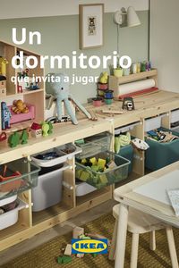 La manera en la que se guardan los juguetes influye, y mucho, en el tiempo de juego que tienen tus hijos. Es mucho más fácil para ellos si tienen sus peluches favoritos a la vista, en un lugar accesible que, además, les facilite ordenar la habitación.