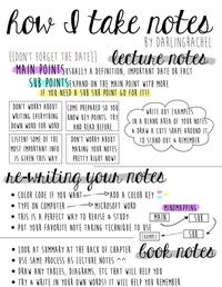 Great suggestions for connecting with content through quality notes and study techniques. Sharing with my middle school kids!